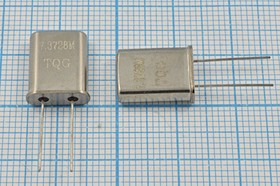Резонатор кварцевый 7.3728МГц в корпусе HC49U, нагрузка 20пФ; 7372,8 \HC49U\20\\\\1Г (TQG)