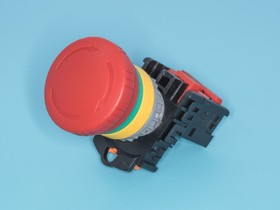 Фото 1/6 TN2BKR-1B, Кнопка управления с поворотной головкой, с фиксацией, d 38 мм, НЗ, красная