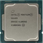 CPU Intel Pentium G6405 TRAY (S1200, 4100MHz/4Mb, 2C/4T, Comet Lake, 14nm, 65W ...