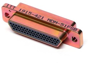 MDM-51PSB, D-Sub Micro-D Connectors MICRO 51 M SOD