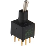 TL46P0050, Toggle Switch, PCB Mount, On-On, DPDT, Through Hole Terminal