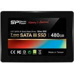 SSD 2.5" Silicon Power 480GB Slim S55  SP480GBSS3S55S25  (SATA3 ...