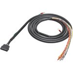 XW2ZRA200C, I/O Connection Cable, 16 I/O Points, MIL20 to Open End, 2m 2m