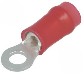 Фото 1/5 31880, PIDG Insulated Ring Terminal, M2.5 Stud Size, 0.26mm² to 1.65mm² Wire Size, Red