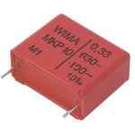 MKP film capacitor, 330 nF, ±10 %, 630 V (DC), PP, 22.5 mm, MKP1J033305I00KSSD