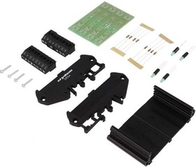 Фото 1/2 DRS4, Relay Sockets & Hardware 4 Position Din-Rail Mountable Kit