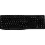Клавиатура Logitech K270 черный/белый USB беспроводная Multimedia (920-003058)