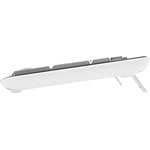 Клавиатура Logitech K270 черный/белый USB беспроводная Multimedia (920-003058)