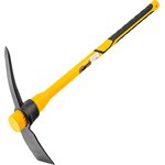 21838, Кирка 2250 г, широкая, фиберглассовая обрезиненная рукоятка 900 мм