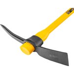 21838, Кирка 2250 г, широкая, фиберглассовая обрезиненная рукоятка 900 мм