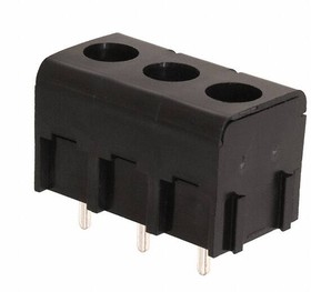 1546833-3, Barrier Terminal Blocks .375" 3P MOD W/COVER