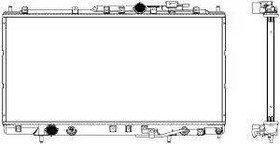 33211030, Радиатор MMC Eclipse 2.4 2000-04 AT