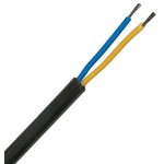 WJ-005-D, Thermocouple Wire, BS, Flat Pair, PVC, Type J, 7 x 0.2mm, 10 m