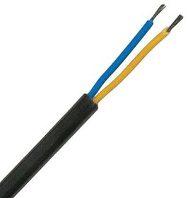 WJ-005-D, Thermocouple Wire, BS, Flat Pair, PVC, Type J, 7 x 0.2mm, 10 m