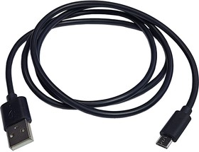 Кабель для зарядки Android USB-Micro 2А 1м черный (TPE) 908928