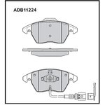 ADB11224, Колодки тормозные дисковые