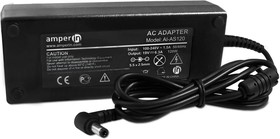 Фото 1/3 Блок питания (сетевой адаптер) Amperin для ноутбуков Asus 19V 6.32A 120W 5.5x2.5 мм черный, с сетевым кабелем