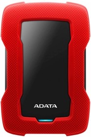 Фото 1/10 AHD330-1TU31-CRD, Внешний жесткий диск 1TB A-DATA HD330, 2,5" , USB 3.2, красный