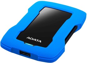 Фото 1/9 AHD330-1TU31-CBL, Внешний жесткий диск 1TB A-DATA HD330, 2,5" , USB 3.2, синий