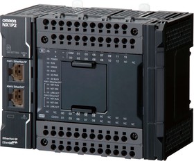 Фото 1/4 Промышленный контроллер PLC (ПЛК) NX1P, 1,5 Мб пам прогр, 2 Мб пам дан, 14 вх/10 вых, NX1P2-9024DT1