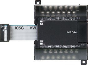 Фото 1/2 Модуль расширения для контроллеров CP1, 4 аналог.вх. и 4 аналого.вых., разрешение 1/12000 CP1W-MAD44