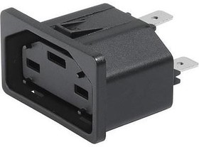 3-104-045, PWR ENTRY CONNECTOR, RCPT, 8.8A, TH