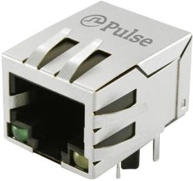 JXD0-0010NL, Modular Connectors / Ethernet Connectors 1X1 RJ45 1:1