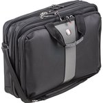 WA-7653-14, Legacy 17in Laptop Briefcase, Black