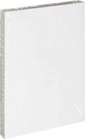 Фото 1/3 Обложки для переплета картонные глянец, белые, A4, 250 гр/м?, 100 шт./уп
