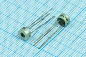 Фото 1/2 Резистор подстроечный 1.5 кОм, угол поворота 250 градусов, СП3-19а; №4558 РПодстр 1,5к\ 0,5\ 6x4\СП3-19а\3P/плат
