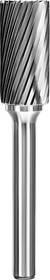 Бор-фреза (шарошка) твердосплавная цилиндр с гладким торцом ОС 12x25x70 мм, S=6 мм A1225M06