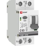 Устройство защиты от дугового пробоя (УЗДП) 1P+N C 63А 6кА с авт. выкл ...