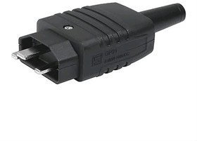 Фото 1/3 3-101-786, IEC Power Connector, GP21 Plug, 8.8 А, 294 В DC, Винт, Монтаж на Кабель, GP21