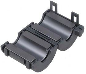 Фото 1/2 ZCAT3035-1330-BK, Ferrite Clamp On Cores Round 13mm Black Cable Clamp Filter