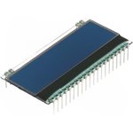 EA DOGM162B-A, Дисплей: LCD, алфавитно-цифровой, STN Negative, 16x2, голубой