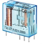 Relay, 2 Form C (NO/NC), 24 V (DC), 900 Ω, 10 A, 400 V (AC), monostable ...