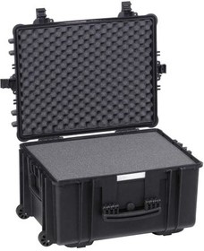 Waterproof Plastic Equipment case With Wheels, 354 x 649 x 507mm