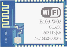 E103-W02, wifi трансивер CC3200 2,4 ГГц 100 мВт IPX PCB uhf беспроводной 2,4g передатчик и приемник
