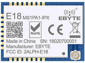 E18-MS1PA1-IPX, модуль ZigBee, CC2530, 2.4GHz, I/O, 1 км