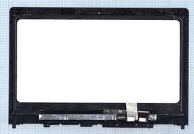 Фото 1/2 Экран в сборе (матрица + тачскрин) для Lenovo Flex 4 14 черный с рамкой