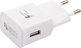 Фото 1/4 Блок питания (сетевой адаптер) LP Fast Charge с USB выходом + кабель USB Type-C 9V-1,67A белый, европакет