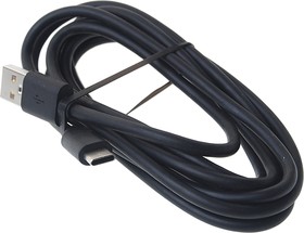 Кабель USB Type C 2м черный OLMIO