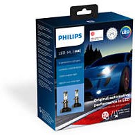 11342XUWX2, Лампа автомобильная H4 LED (P43t) X-treme Ultinon LED (упаковка 2 шт.) (Philips)