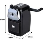 E0620B, Deli mechanical sharpener, 1 rel., with clamp, in cardboard package, assorted
