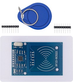 Фото 1/3 RC522 RFID, набор RFID ридера для Arduino, с брелоком и картой