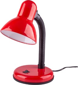 Настольный светильник на основание DL-1- 60W-E27, красный 1183162