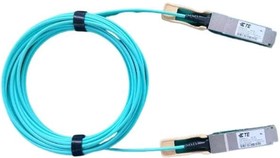 Фото 1/2 2368651-5, Fiber Optic Cable Assemblies QSFP56-QSFP56, AOC, 10m Length