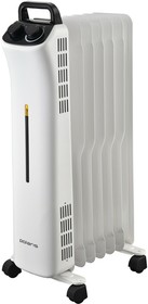 Фото 1/7 Масляный радиатор Polaris POR 0415, с терморегулятором, 1500Вт, 7 секций, 3 режима, белый