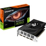 Видеокарта Gigabyte GV-N4060D6-8GD PCI-E 4.0 128bit GDDR6 2460/17000 HDMIx2 DPx2 ...