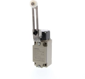 Фото 1/2 D4B-2116N, Adjustable Roller Lever Limit Switch, 1NC/1NO, IP67, Metal Housing, 400V ac Max, 10A Max